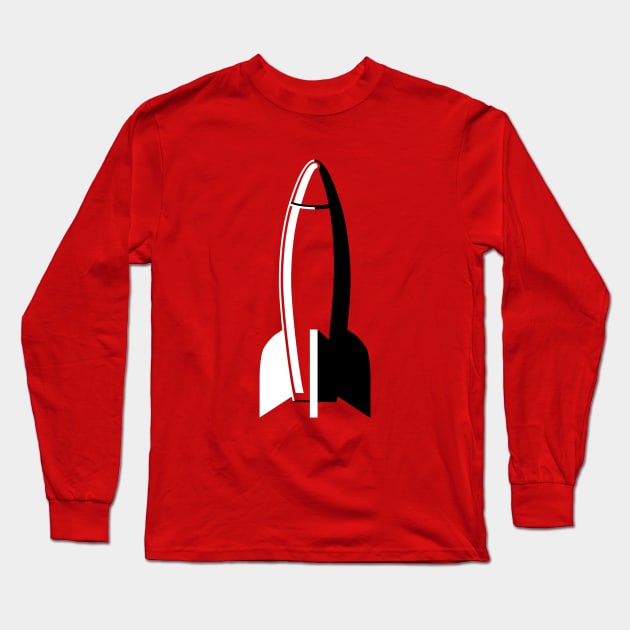 Rocket Graphic Long Sleeve T-Shirt by Skatee